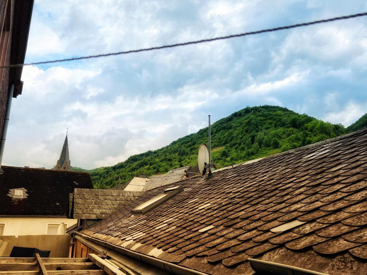 Апартаменты Direkter Moselblick I Altbau I 4 Personen I Terrasse Санкт-Альдегунд Экстерьер фото